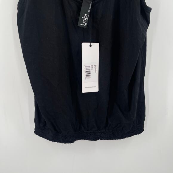 BOBI LOS ANGELES Tank Top SZ Medium Black Revolve NWT Cinch Waist Basic Capsule - Picture 8 of 11